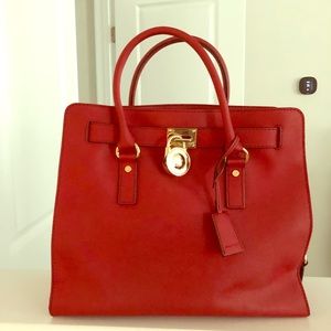 Large Michael Kors handbag gently used